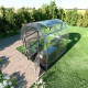 Invernadero de jardín Slim de 200x200cm de acero galvanizado y paneles de policarbonato de 4mm - Klasika