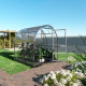 Invernadero de jardín Slim de 200x200cm de acero galvanizado y paneles de policarbonato de 4mm - Klasika