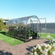 Invernadero de jardín Slim de 200 x 400cm de acero galvanizado y paneles de policarbonato de 6mm - Klasika