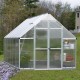 Toldo de jardín en aluminio y policarbonato 8,9m² Essence™ Silver – Palram