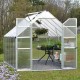 Toldo de jardín en aluminio y policarbonato 8,9m² Essence™ Silver – Palram