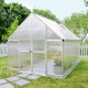 Toldo de jardín en aluminio y policarbonato 8,9m² Essence™ Silver – Palram