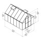Toldo de jardín en aluminio y policarbonato 8,9m² Essence™ Silver – Palram