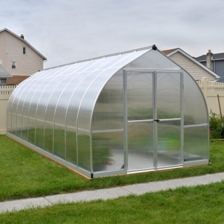 Invernadero de jardín de aluminio y policarbonato Bella™ de 14,66 m² – Palram