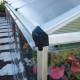 Invernadero adosado de aluminio y policarbonato 3.05m² Silver Hybrid - Palram