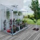 Invernadero adosado de aluminio y policarbonato 3.05m² Silver Hybrid - Palram