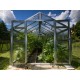 Invernadero de jardín de vidrio difusor 4mm Variant J4 - 249x406 cm - Limes
