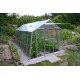 Invernadero de jardín de vidrio difusor 4mm Hobby H7/4,5 - 247x448 cm - Limes
