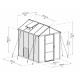 Invernadero de jardín 4,8m² en policarbonato Glory Premium 10mm - Palram